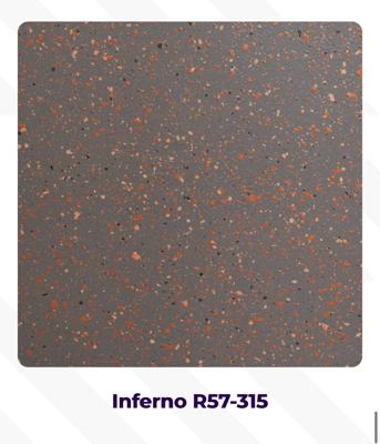 Inferno Spray Granite colour swatch