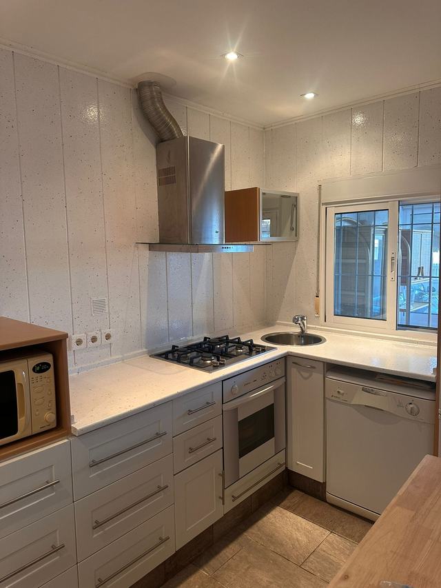 Kitchen hand painted grey
